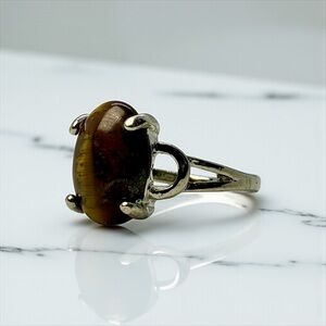 New Genuine Tiger’s Eye Ring, Size 10